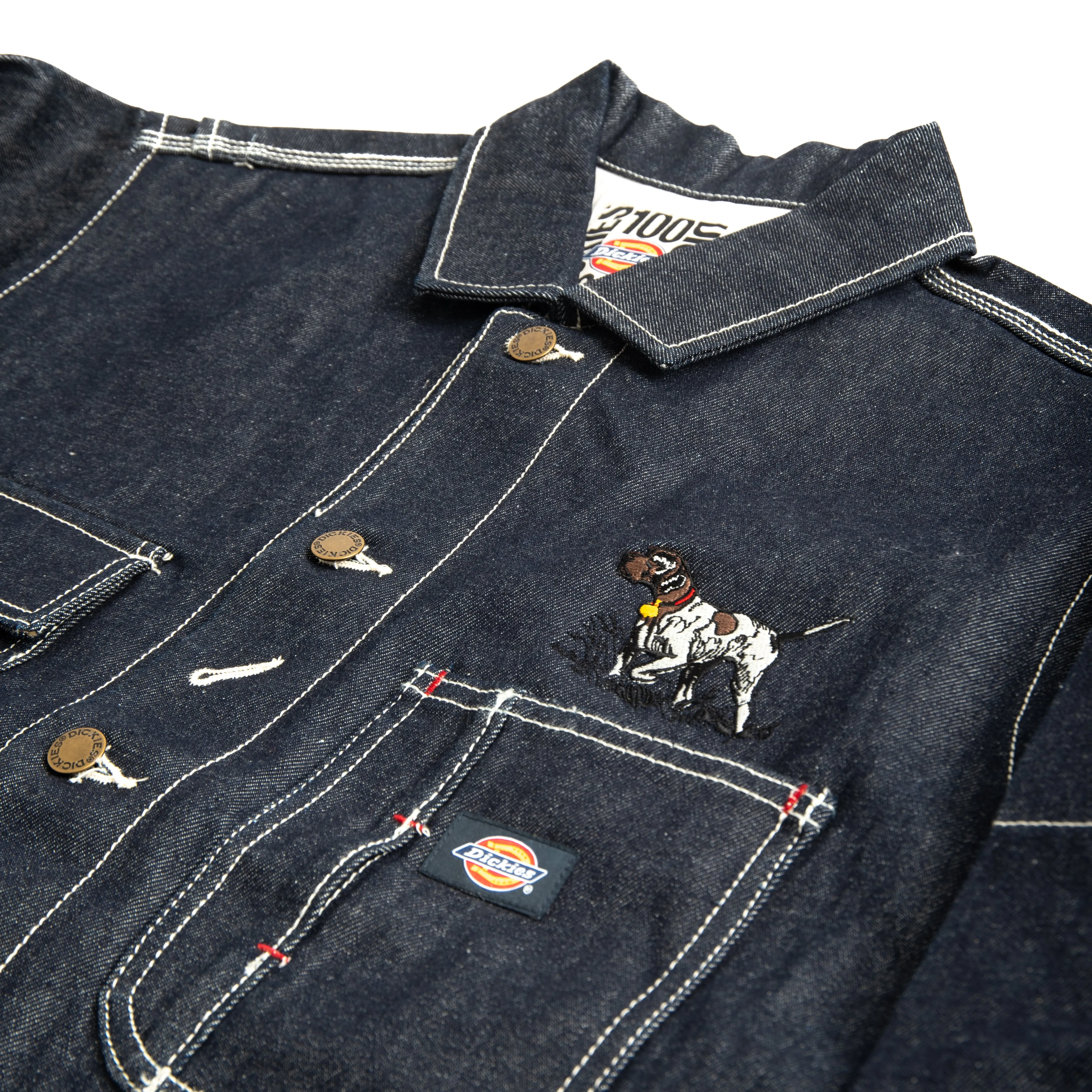 303 Boards - 303 Bird Dog x Dickies 100 Year Denim Chore Coat (Dark Indigo)