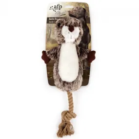 All For Paws Classic Plush Beaver Dog Toy - Durable, Soft, Squeaky - Justin Model