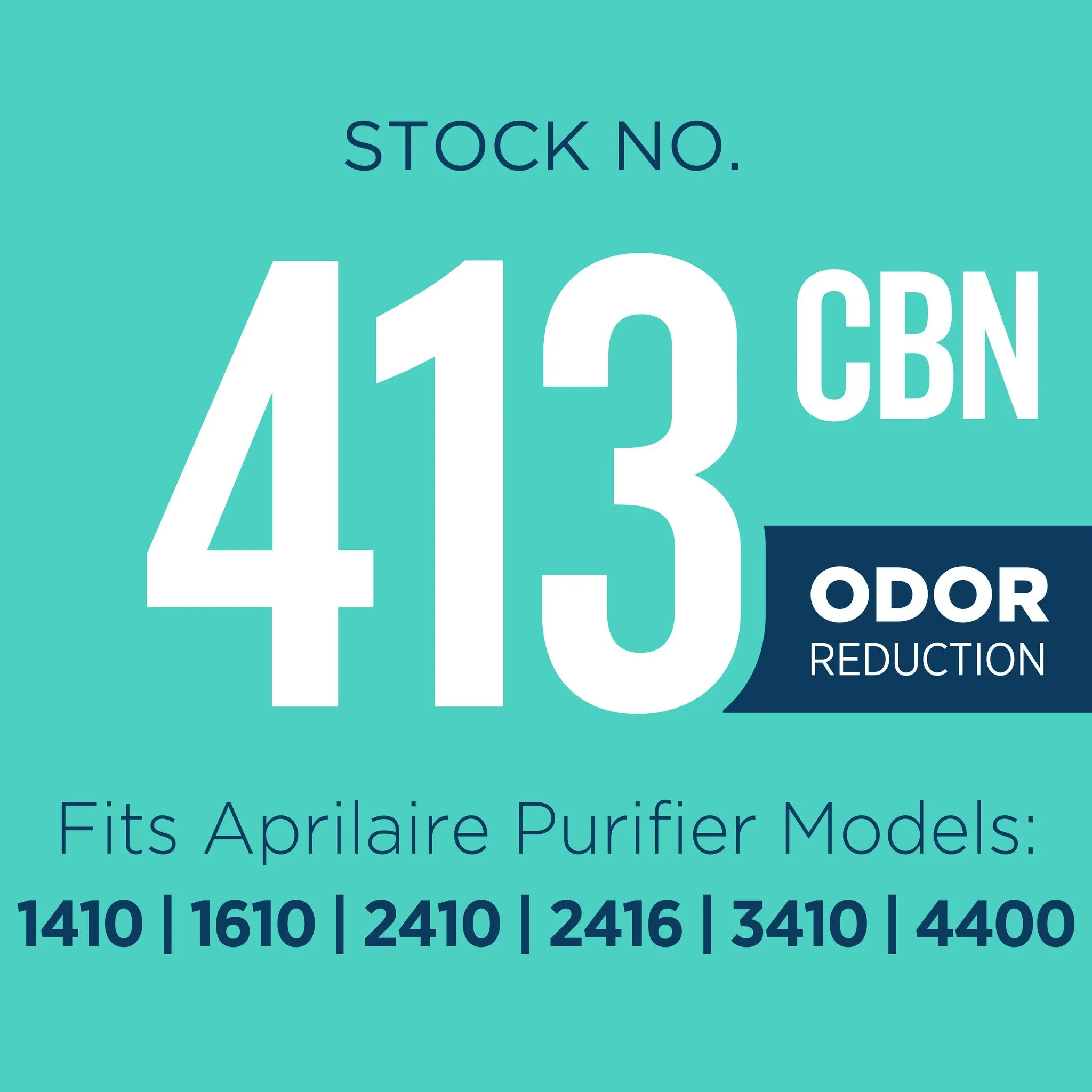 Aprilaire 413-CBN Odor Reduction Filter Replacement for Whole-Home Air Purifiers, MERV 13 with Activated Carbon