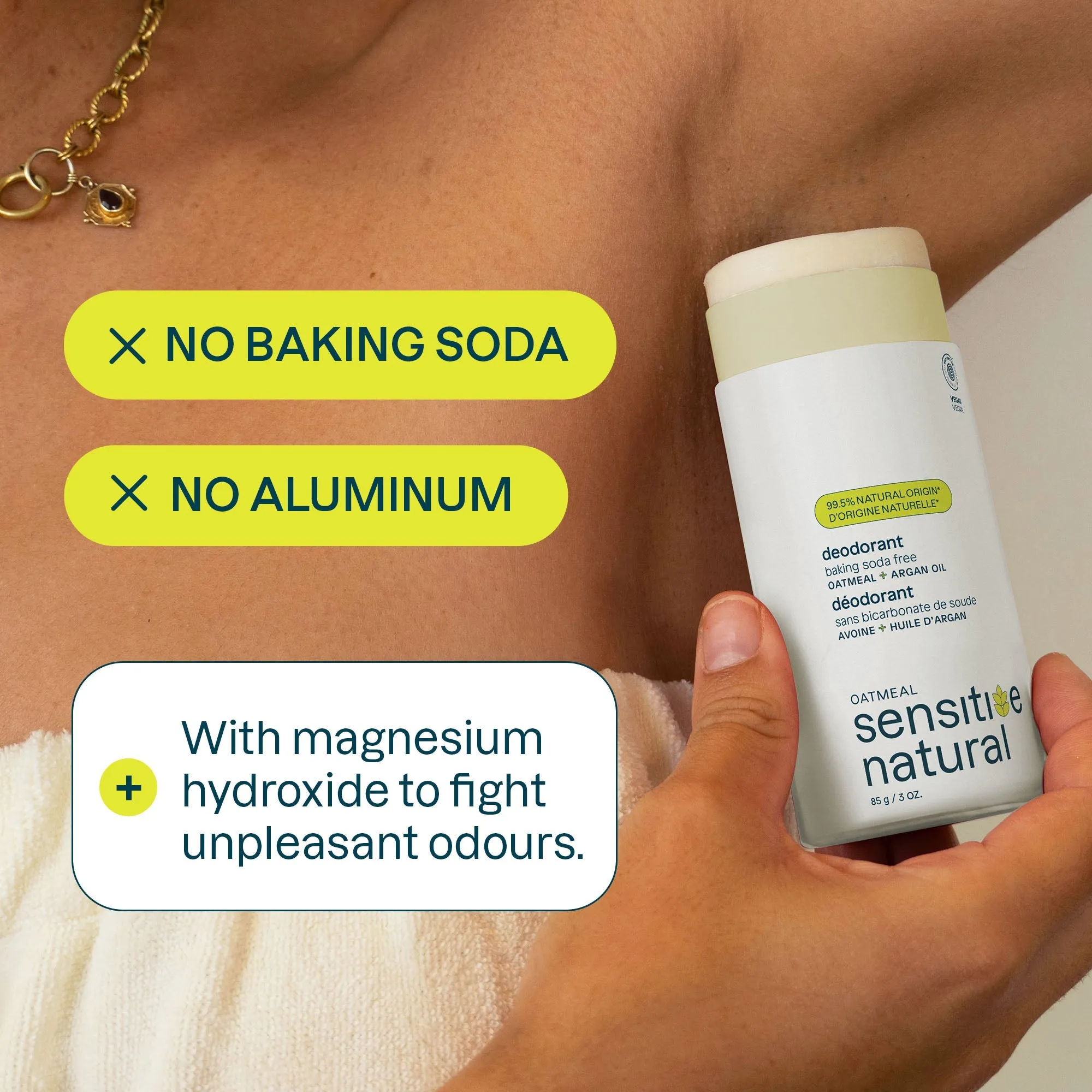 Baking soda-free deodorant  : SENSITIVE SKIN