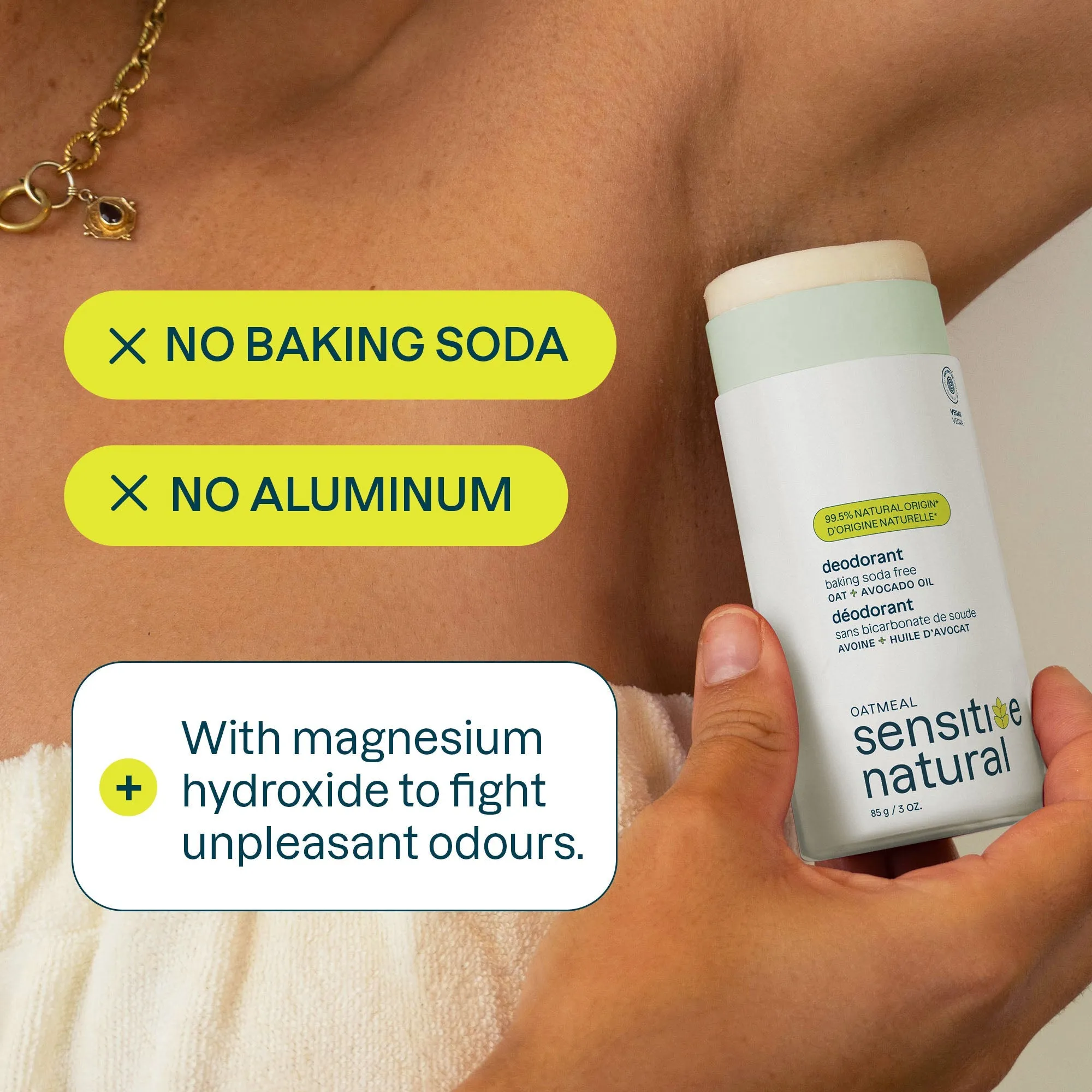 Baking soda-free deodorant  : SENSITIVE SKIN