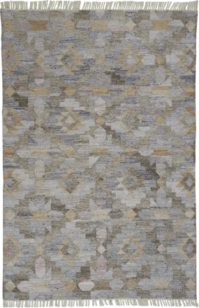 Beckett 0818F Blue/Tan Rug