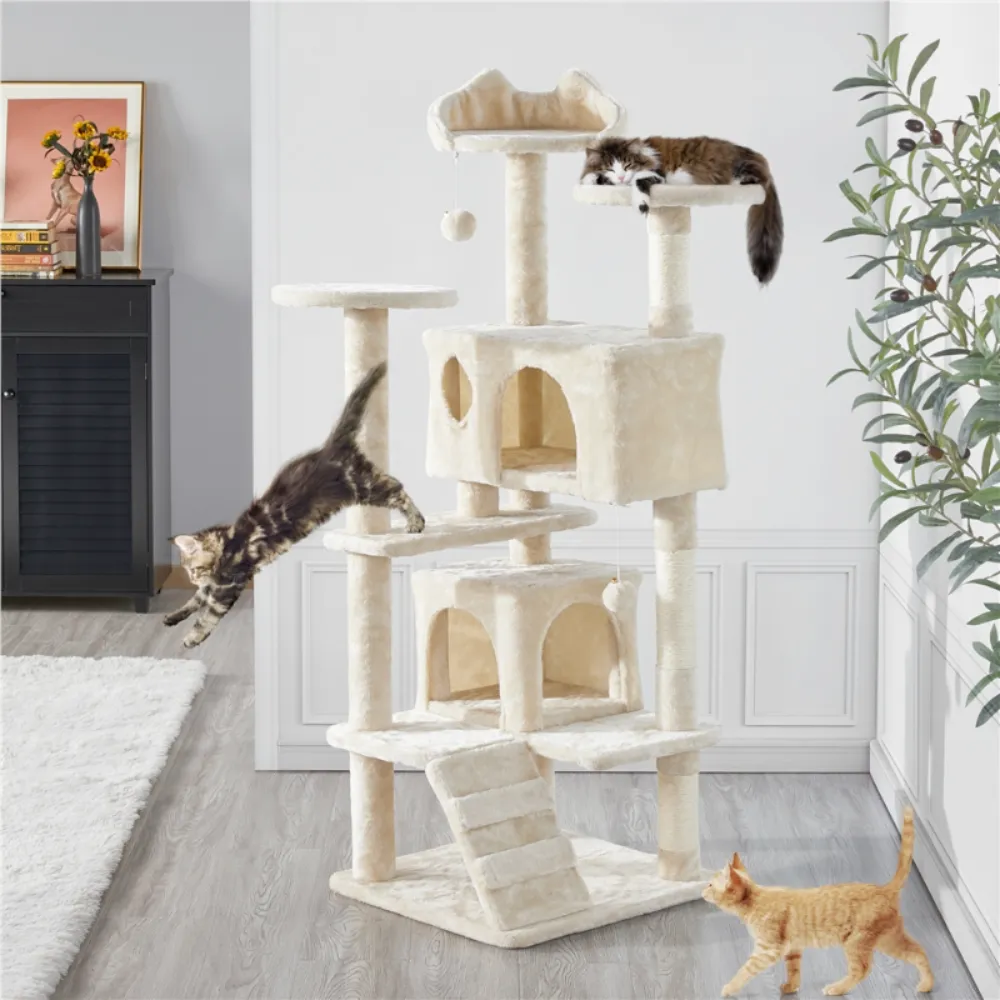 Cat Climbing Sisal Rope Tower