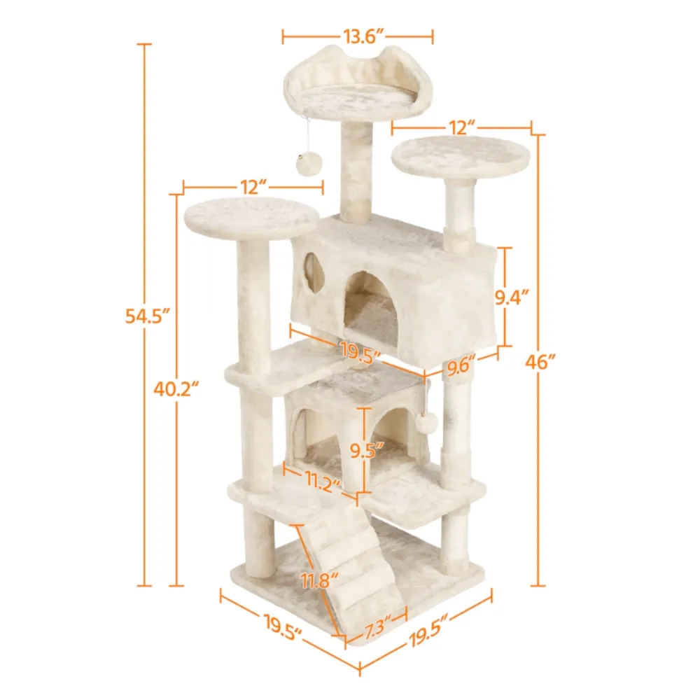 Cat Climbing Sisal Rope Tower