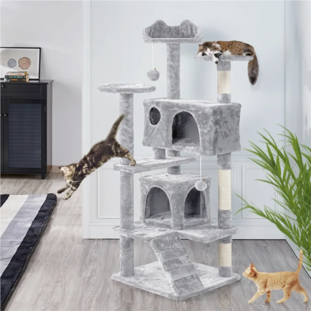 Cat Climbing Sisal Rope Tower