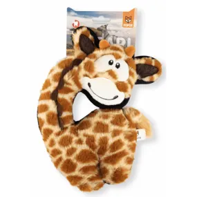 Fofos Safari Line Giraffe Plush Toy for Dogs (Brown)