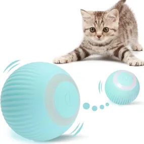 Interactive Cat Ball Toy Pet Silicone Premium Rechargeable with Light