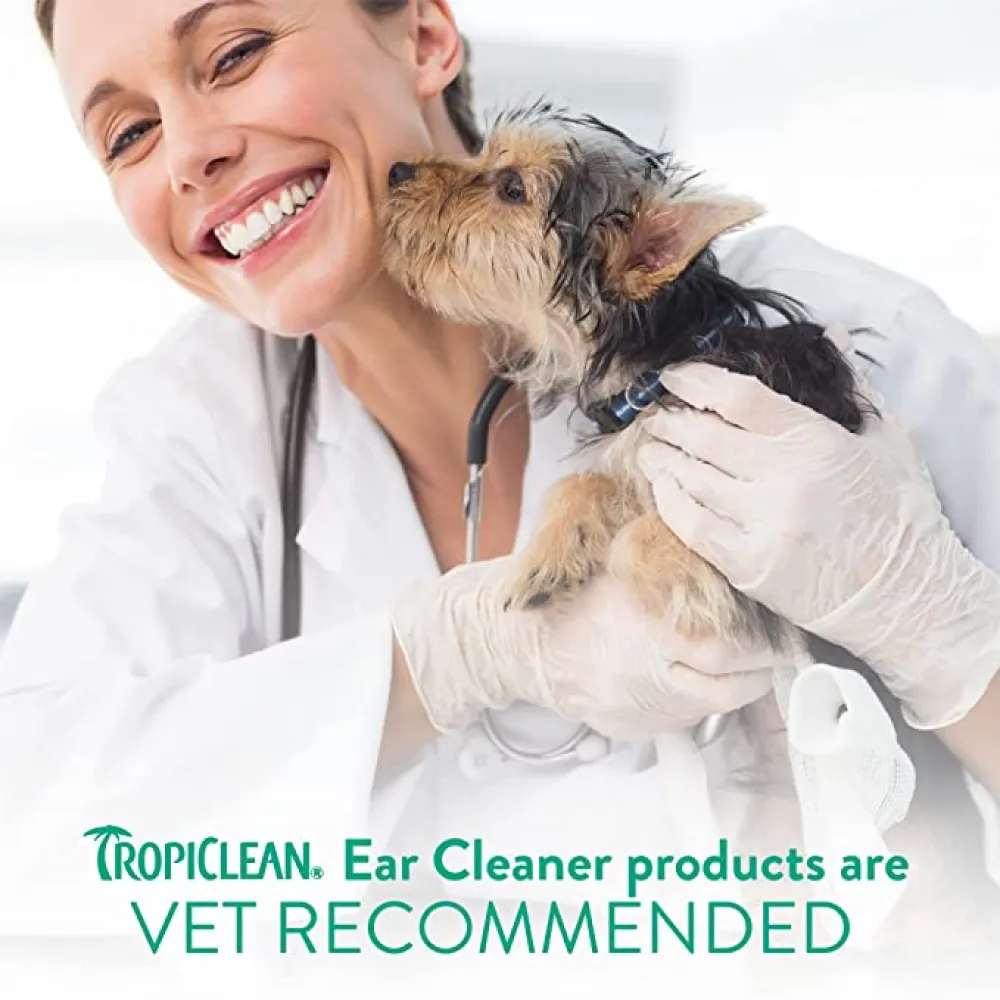 Tropiclean Dual Action Ear Cleaner for Dogs and Cats