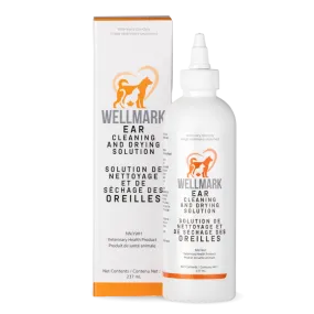 Wellmark Ear Cleaning and Drying Solution for Dogs & Cats - 237ml